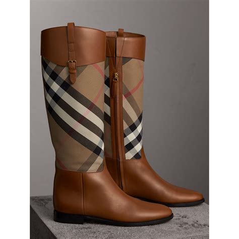 burberry boots leather|Burberry boots for women.